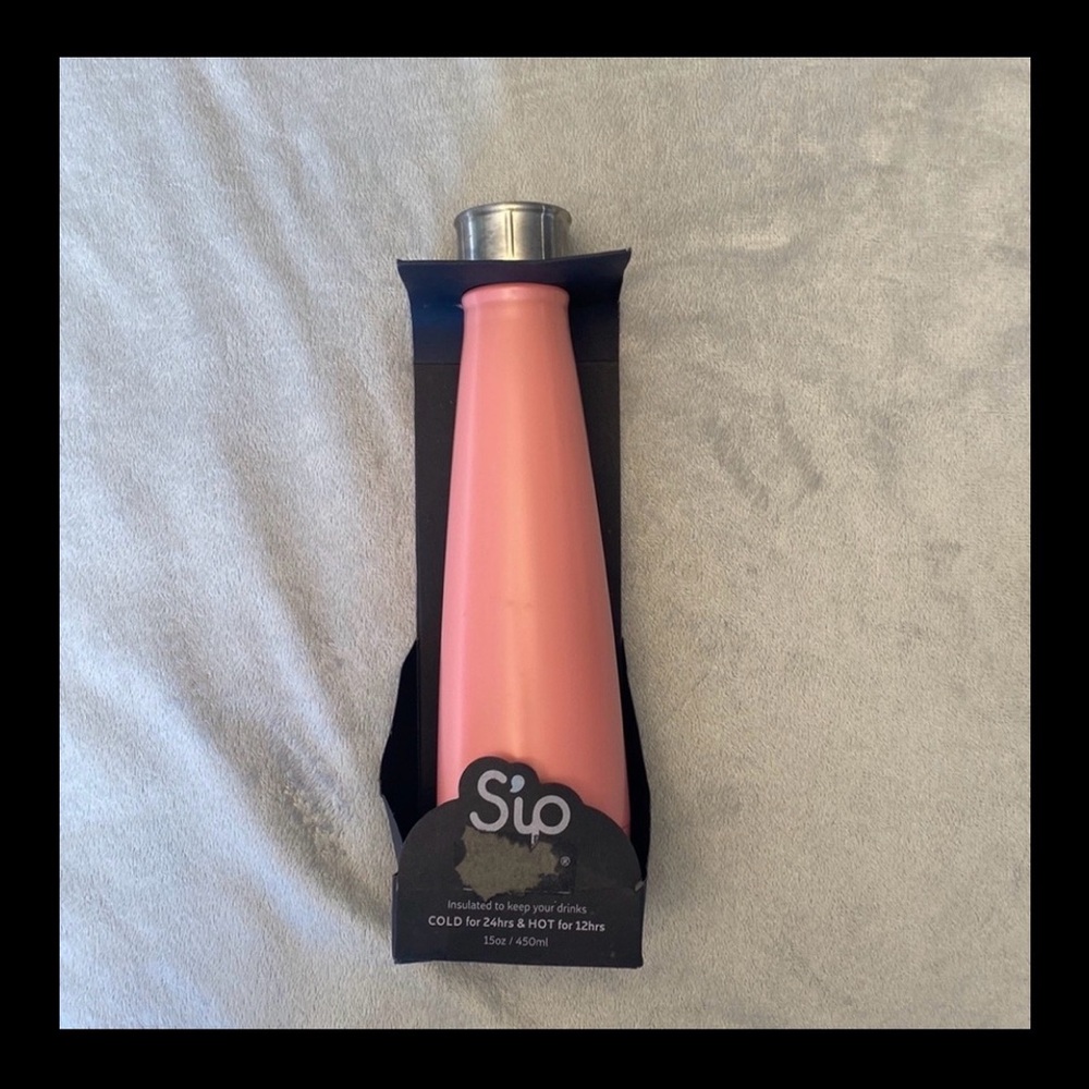 BNIB SIP by SWELL HOT/COLD 15oz INSULATED STAINLESS STEEL BOTTLE